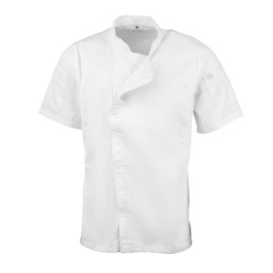 Chaqueta de cocina unisex blanca Urban Springfield - Talla M - Chef Works - Fourniresto