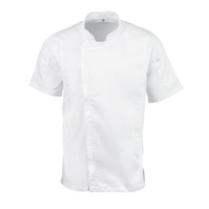 Chaqueta de cocina unisex blanca Urban Springfield - Talla XL - Chef Works - Fourniresto