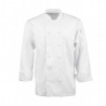 Chaqueta de cocina unisex blanca de manga larga Calgary - Talla S - Chef Works - Fourniresto