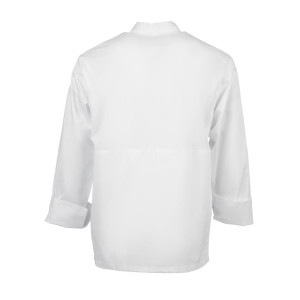 Chaqueta de cocina unisex blanca de manga larga Calgary - Talla XL - Chef Works - Fourniresto