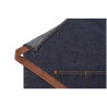 Delantal Bavette Indigo Memphis de Algodón 760 x 865 mm - Chef Works - Fourniresto