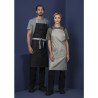 Delantal Bavette Denim Negro Southside en Polialgodón 700 x 1000 mm - Whites Chefs Clothing - Fourniresto