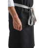 Delantal Bavette Denim Negro Southside en Polialgodón 700 x 1000 mm - Whites Chefs Clothing - Fourniresto