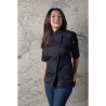 Chaqueta de cocina negra con cremallera para mujer Springfield - Talla XL - Chef Works - Fourniresto