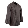 Chaqueta de cocina unisex con cierre de cremallera en gris grafito Hartford - Talla M - Chef Works - Fourniresto