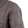 Chaqueta de cocina unisex con cierre de cremallera en gris grafito Hartford - Talla XL - Chef Works - Fourniresto