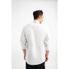 Chaqueta de cocina unisex con cierre de cremallera blanca Hartford - Talla L - Chef Works - Fourniresto