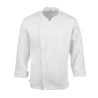 Chaqueta de cocina unisex con cierre de cremallera blanca Hartford - Talla S - Chef Works - Fourniresto