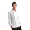 Chaqueta de cocina unisex con cierre de cremallera blanca Hartford - Talla XL - Chef Works - Fourniresto