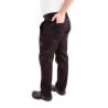 Pantalón Slim Negro para Hombre - Talla L - Chef Works - Fourniresto