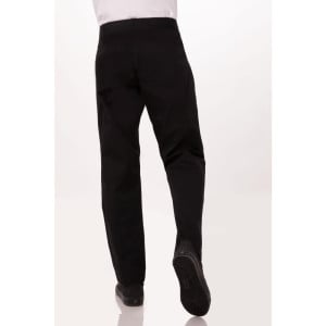 Pantalón Slim Negro para Hombre - Talla M - Chef Works - Fourniresto