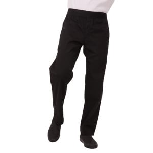 Pantalón Slim Negro para Hombre - Talla M - Chef Works - Fourniresto