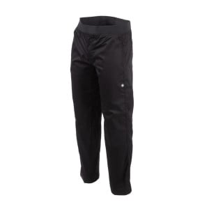 Pantalón Slim Negro para Hombre - Talla M - Chef Works - Fourniresto