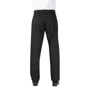 Pantalón Slim Negro para Hombre - Talla S - Chef Works - Fourniresto