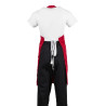 Delantal Rojo con peto de Polialgodón - Whites Chefs Clothing - Fourniresto