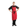 Delantal Rojo con peto de Polialgodón - Whites Chefs Clothing - Fourniresto