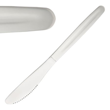 Cuchillo de postre Kelso de acero inoxidable - Juego de 12 - Olympia - Fourniresto