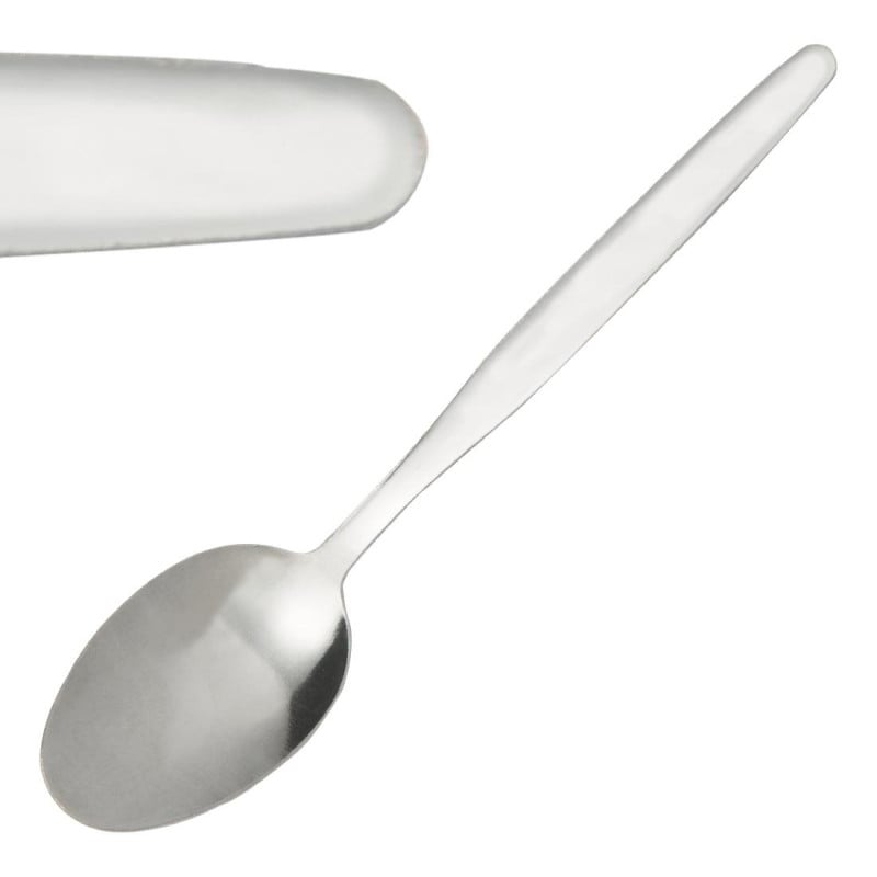 Kelso Stainless Steel Dessert Spoon - Set of 12 - Olympia - Fourniresto