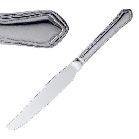 Cuchillo de postre Dubarry de acero inoxidable - Lote de 12 - Olympia - Fourniresto