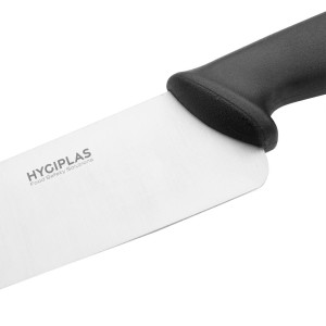 Black Chef's Knife 25.5 cm Blade - Hygiplas - Fourniresto