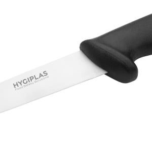 Cuchillo de filete negro de 15 cm - Hygiplas - Fourniresto