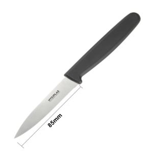 Black Straight Blade 7.5 cm Office Knife - Hygiplas - Fourniresto