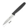 Cuchillo de oficina negro hoja recta 7,5 cm - Hygiplas - Fourniresto