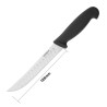 Cuchillo de oficina alveolado negro hoja de 12,5 cm - Hygiplas - Fourniresto