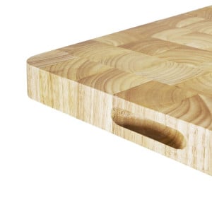 Tabla de cortar rectangular de madera 610 x 455 mm - Vogue - Fourniresto