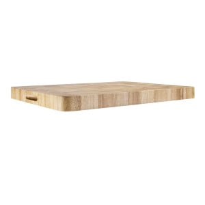 Tabla de cortar rectangular de madera 610 x 455 mm - Vogue - Fourniresto