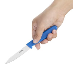 Cuchillo de oficina azul hoja 7,5 cm - Hygiplas - Fourniresto