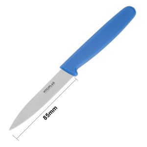 Cuchillo de oficina azul hoja 7,5 cm - Hygiplas - Fourniresto