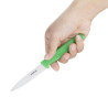 Couteau D'Office Vert Lame 7,5 Cm - Hygiplas - Fourniresto