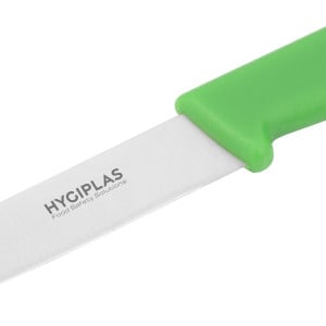 Cuchillo de oficina verde hoja de 7,5 cm - Hygiplas - Fourniresto