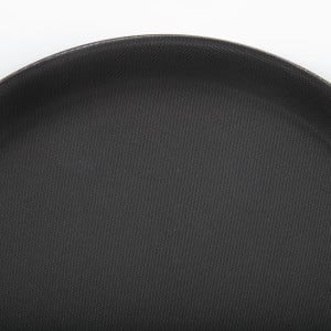 Plateau Rond Noir Antidérapant Ø 280 Mm - Olympia KRISTALLON - Fourniresto