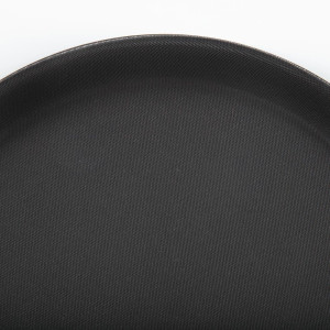 Round Black Non-Slip Tray Ø 280 mm - Olympia KRISTALLON - Fourniresto