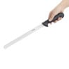 Cuchillo de trinchar dentado negro hoja de 30,5 cm - Hygiplas - Fourniresto