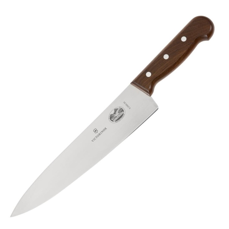 Cuchillo de cocinero con mango de madera hoja de 25,5 cm - Victorinox - Fourniresto