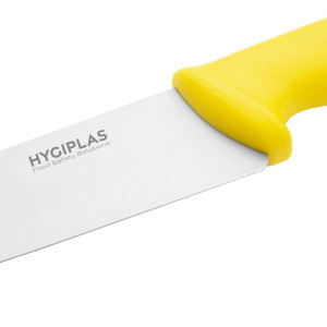 Couteau De Cuisinier Jaune Lame 21,5 Cm - Hygiplas - Fourniresto