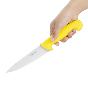 Cuchillo de Cocinero Amarillo Hoja 16 cm - Hygiplas - Fourniresto