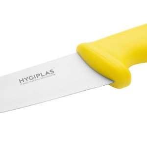 Cuchillo de Cocinero Amarillo Hoja 16 cm - Hygiplas - Fourniresto