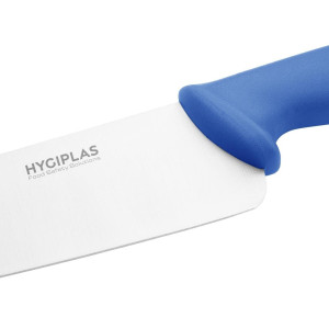 Cuchillo de Cocinero Azul Hoja 25,5 cm - Hygiplas - Fourniresto