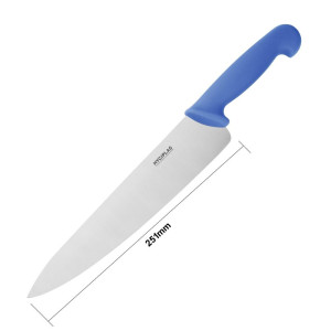 Cuchillo de Cocinero Azul Hoja 25,5 cm - Hygiplas - Fourniresto