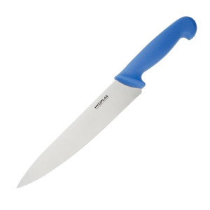 Cuchillo de Cocinero Azul Hoja 21,5 cm - Hygiplas - Fourniresto