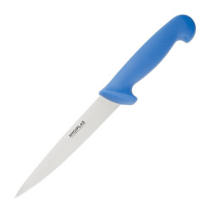 Cuchillo de filete azul hoja de 15 cm - Hygiplas - Fourniresto