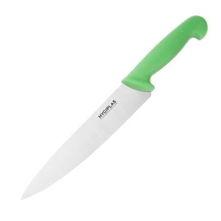 Cuchillo de Cocinero Verde Hoja 21,5 cm - Hygiplas - Fourniresto