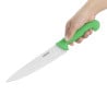 Cuchillo de Cocinero Verde Hoja 21,5 cm - Hygiplas - Fourniresto