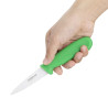 Cuchillo de cocina verde hoja de 9 cm - Hygiplas - Fourniresto