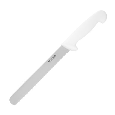 Cuchillo de pan blanco hoja de 20,5 cm - Hygiplas - Fourniresto