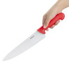 Cuchillo de Cocinero Rojo Hoja 25,5 cm - Hygiplas - Fourniresto